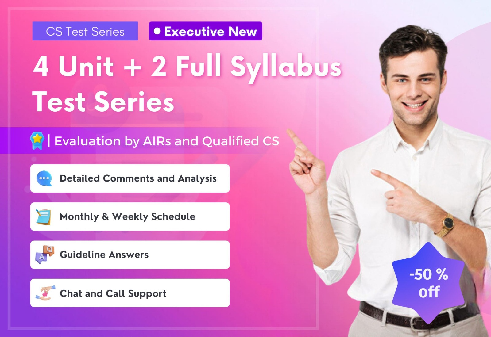 4Unit + 2 Full Syllabus Test - CS Executive New